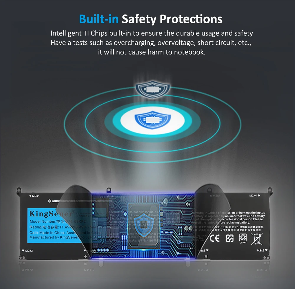 Bateria DELL XPS 15 9500