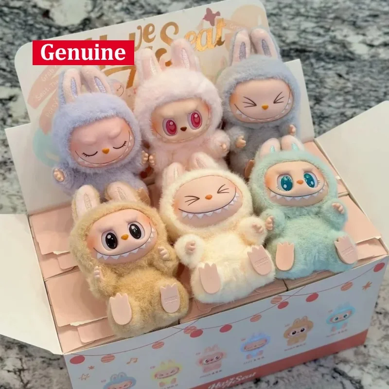 Official Genuine POPMART Labubu 2.0 Sitting Party Vinyl Plush