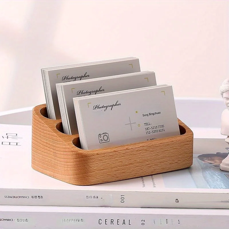 Wooden business card holder - Image 2