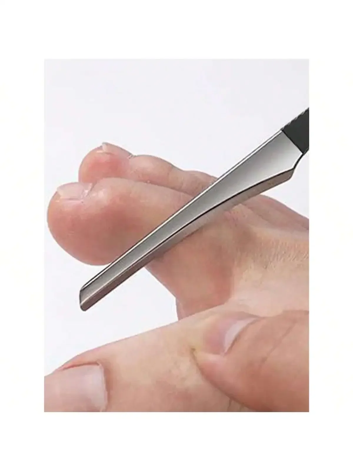 Cuticle Removal Toenail Scissors Foot Care Tools Stainless Steel Nail Kit Professional Pedicure Knife Set 2 Pieces