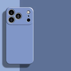 Custodia per telefono in silicone liquido morbido - Protezione avanzata e design elegante