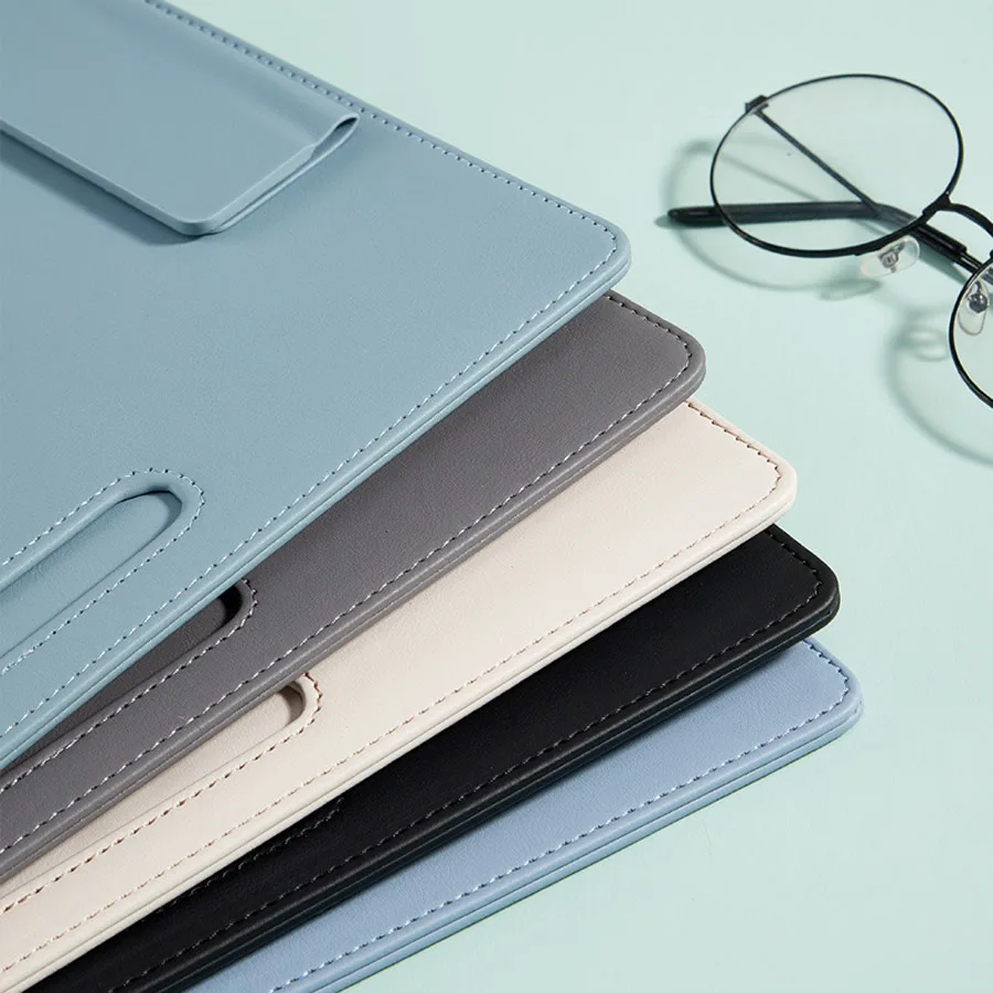 A4 leather writing clip, business folder, data book, office storage menu clip, contract book clip, music score clip 3
