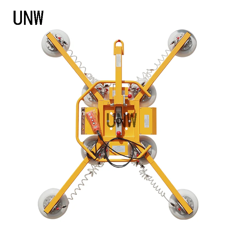 400kg 600Kg 800kg Glass Lift&ensp;Portable Suction Cup Glass X Shape Vacuum Lifter Crane for Carrying Machine