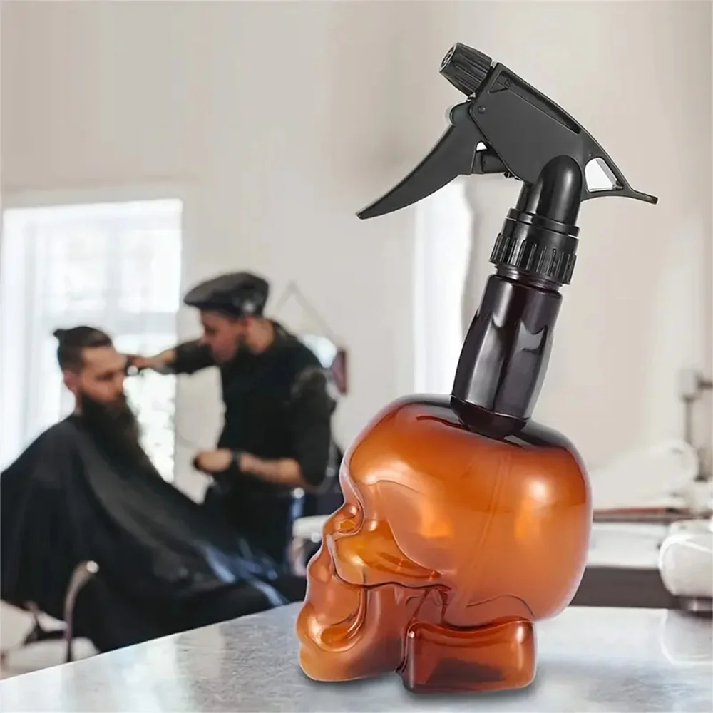 Skull Plastic Squirt Bottle 1Pc 500ml Tattoo Spray Bottle Foaming Pump For Mousse Salon Hair Liquid Tattoo Supplies