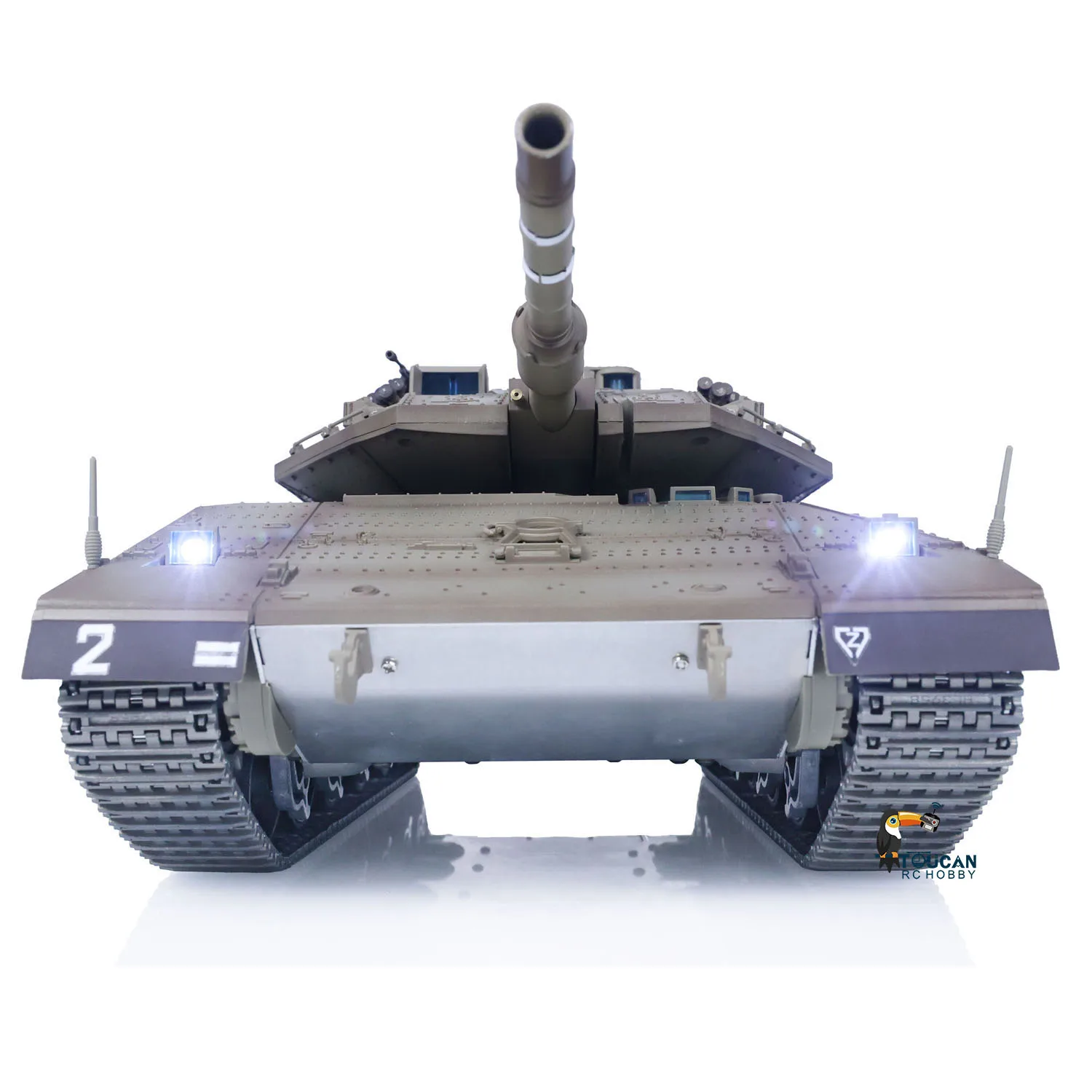 Toys 1/16 RC Battle Tank Heng Long IDF Merkava MK IV 3958 Full Metal Chassis FPV Remoted Panzer Cars TH22668 4