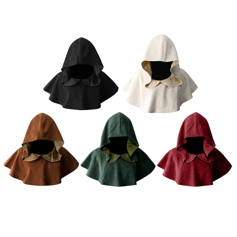 

Scarf Men Shoulder Cowl Shemagh Tacticals Desert Head Neck Scarf Arab Wrap 90x51inches Medieval Hood Cloak Dropship