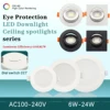 5pcs Led Surface Mounted CCT Spotlights Downlight 6W 10W 14W 20W 3000/4000/6500K Anti-glare Ceiling Lamp Foldable for BedRoom 1