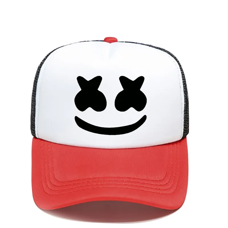 DJ Music Dance Decorative Marshmello Baseball Caps Sun Protection Hats For Men Women