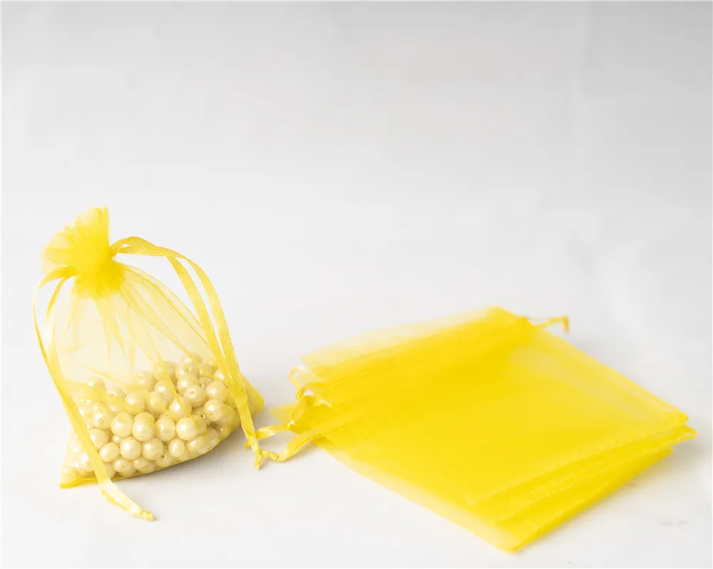 Elegant Organza Gift Bags for Special Occasions (50 Pack)