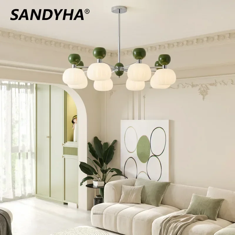 Modern Pumpkin Chandelier 2