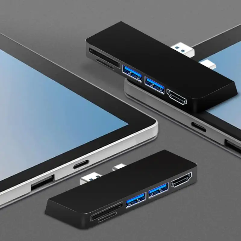 휴대용 다기능 USB 3.0 허브 분배기, 노트북, 휴대폰 데이터 전송, 노트북 액세서리, 공식 스토어, 5gbps