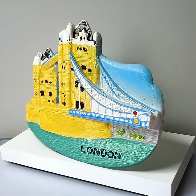 Europe UK London 3D refrigerator stickers fridge magnets tourist attractions refrigerator stickers souvenirs London handmade c magnetic fridge magnets magnetic sticker magnetic fridge stickers