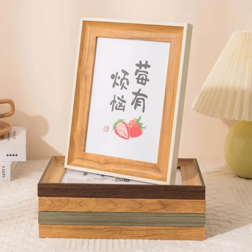 American Simplicity Picture Frame A3 A4 Family Photo Frame Wall Decorative Ornaments for Living Room Bedroom Acrylic Home Decor photo frame,wood photo frame,art frames