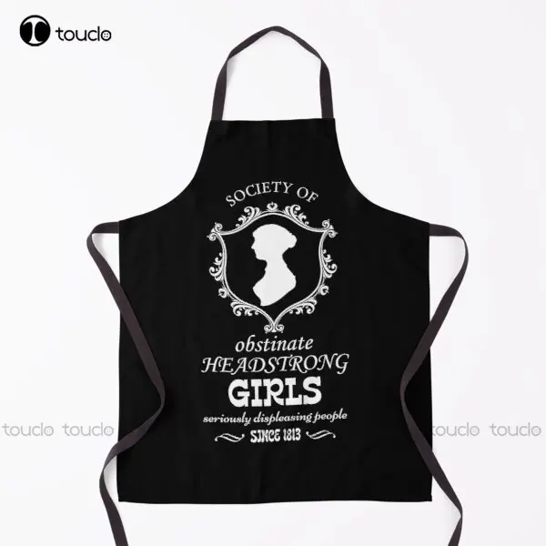 

Jane Austen Portrait Book Club Mr. Darcy Fans Literary Quotes Gifts Apron Funny Apron For Women Men Unisex Adult New