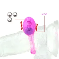 Verzögerung Ejakulation Cock Ring Vibrator Vibrierende Ringe Klitoris Stimulator Penis Erigierte Erektion Verbessern Sex Fähigkeit Sex Spielzeug Männer 6