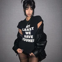 T-Shirt Y2k pour femmes, haut court, lettre des années 2000, Harajuku, mode coréenne, Streetwear, gothique, vêtements esthétiques à manches courtes 6