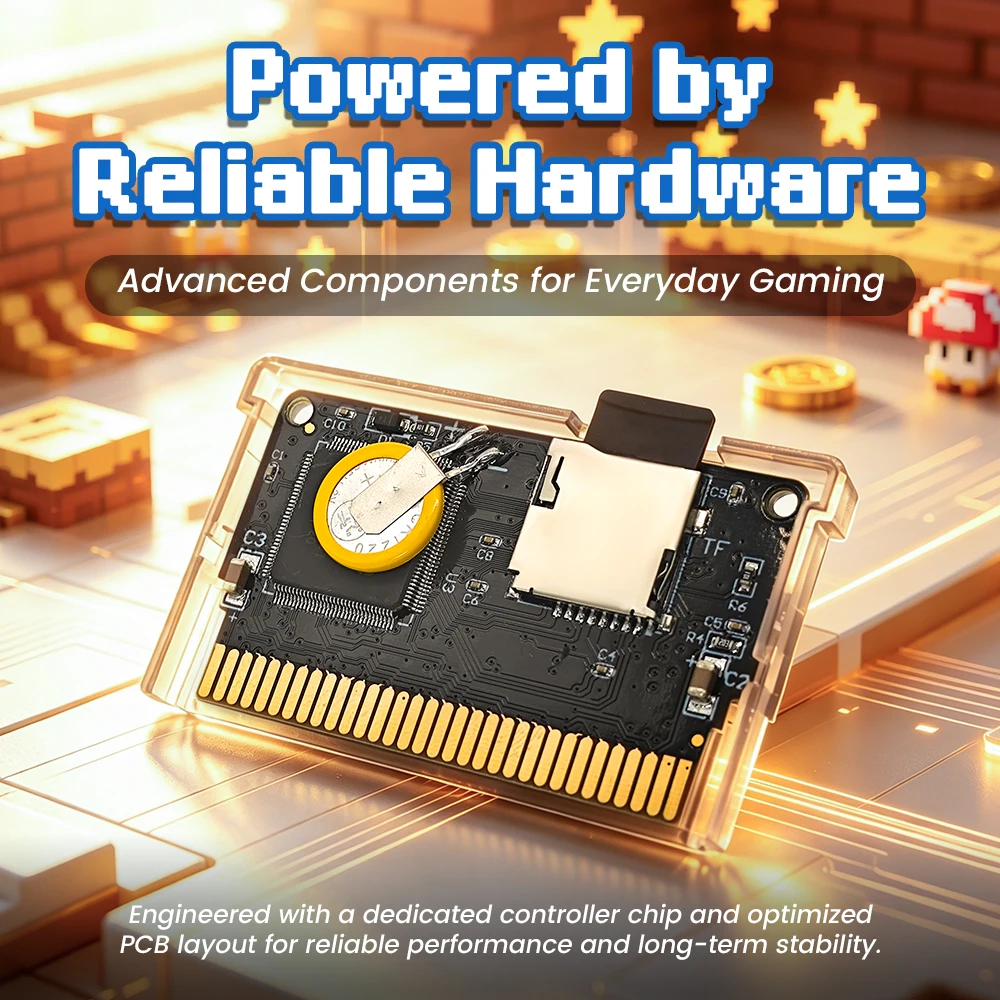 Cartuccia di Giochi Retro SuperFW 5000 in 1, Scheda Flash GBA con Scheda TF da 8G e Flash RTC per Console di Gioco Portatili GBA/GBA SP/NDS - immagine 5