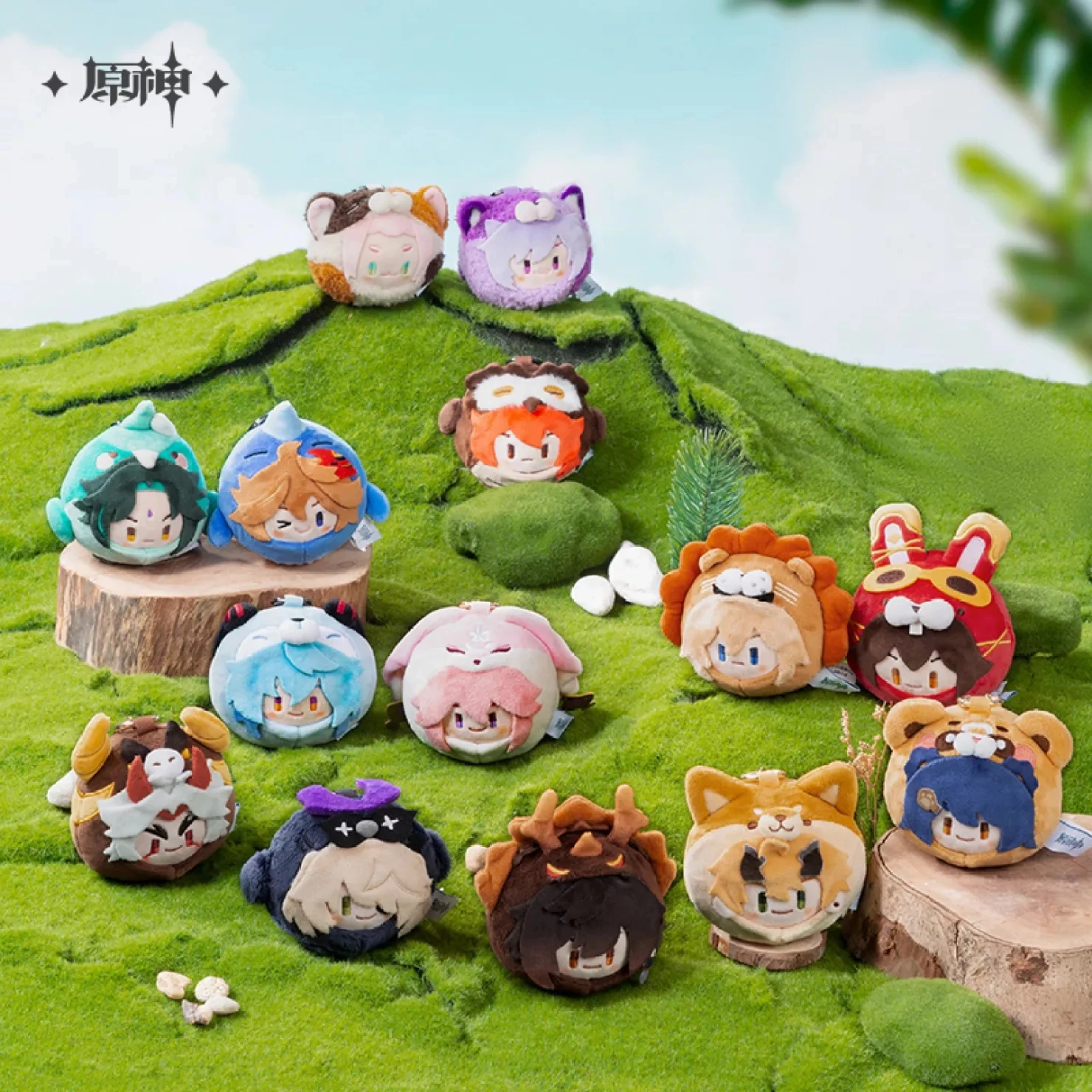 Genshin Impact Teyvat Zoo Plush Cartoon Pendant Anime Cosplay Wriothesley Tighnari Wanderer Soft Accessories Gift