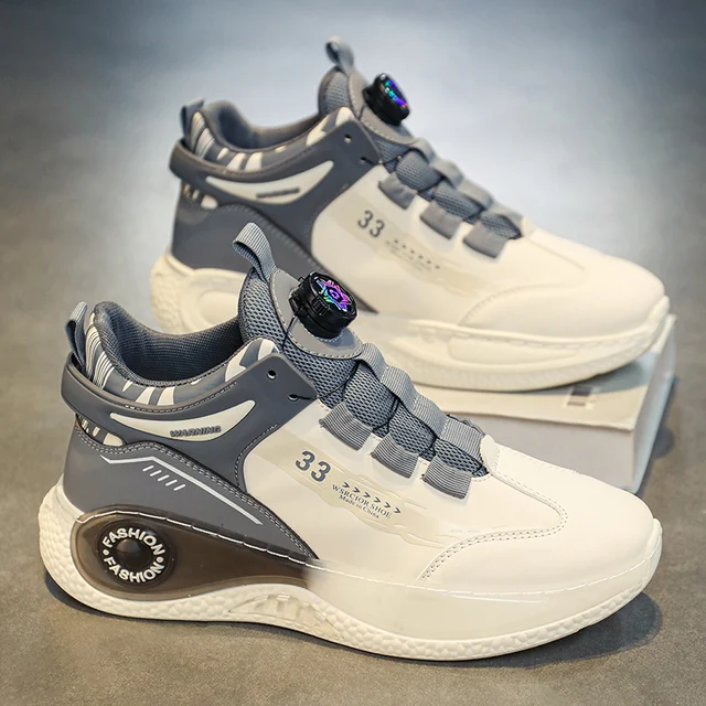 Baskets confortables coordonnantes pour hommes, chaussures à lacets, rotatives, durables, activités de plein air 3