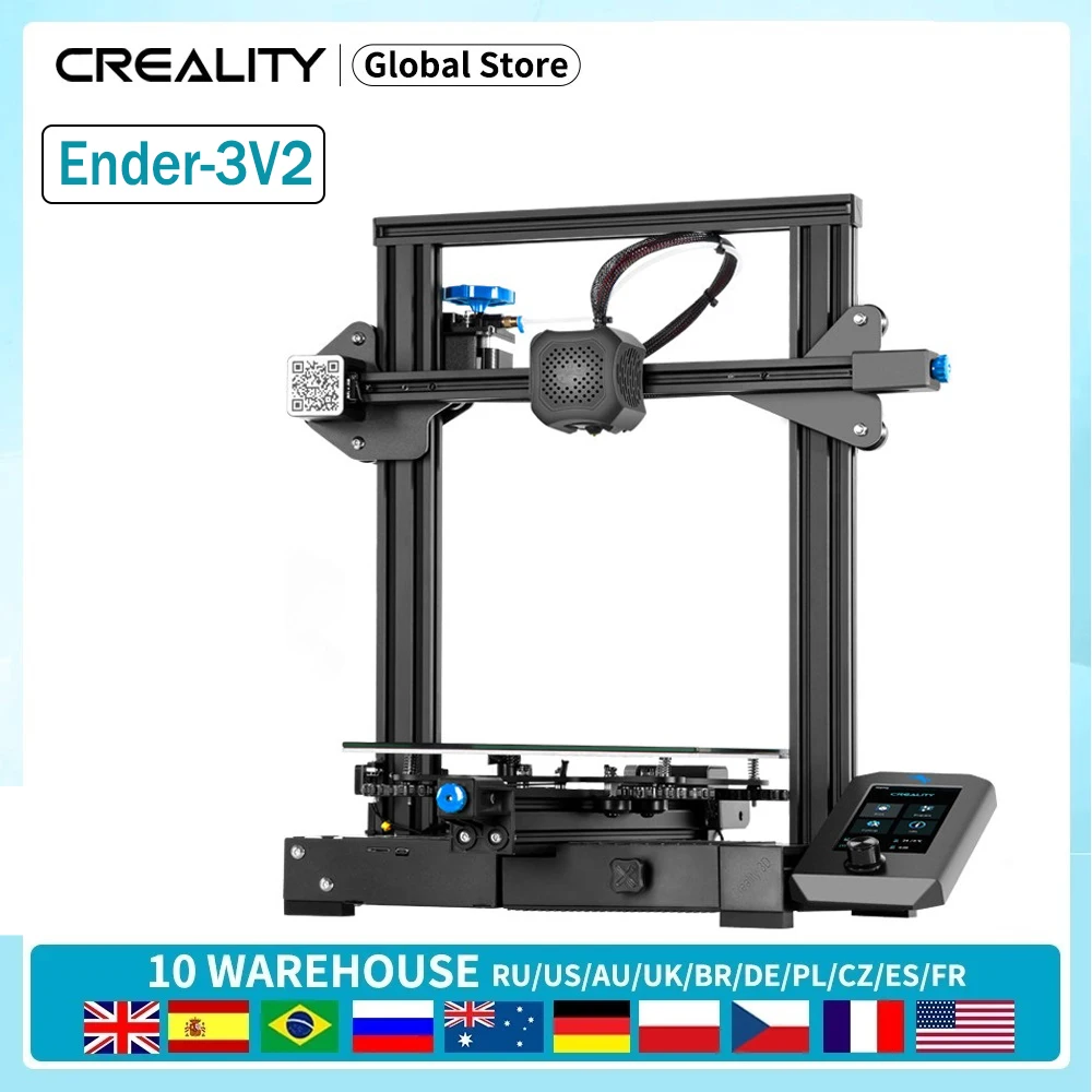 

CREALITY 3D Printer Ender 3 V2 3D Printer with High Precision Resume Printing Function All Metal Frame FDM