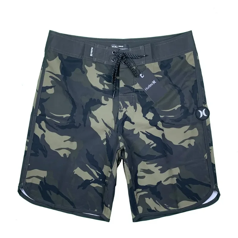 Beach Shorts Summer Water Resistant Four-sided Stretch Board Shorts Casual Sports Quick Dry Swimming Surf Men swim trunks