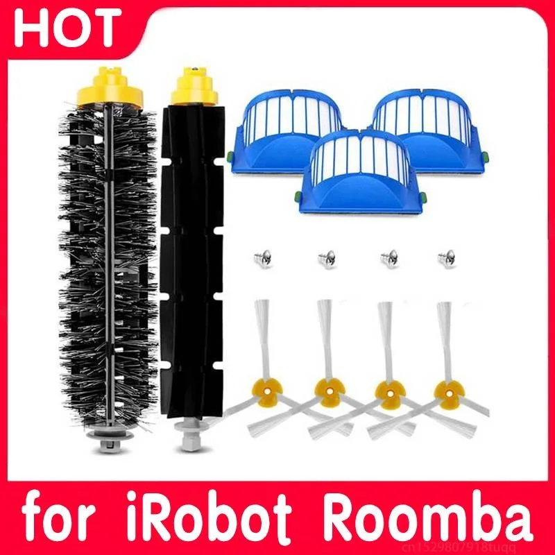 HoHumoca Spazzola Laterale Ricambi per iRobot Roomba 500 600 700 800 900 Serie, Spazzole Accessori per iRobot Roomba 500 600 700 800 900 Serie