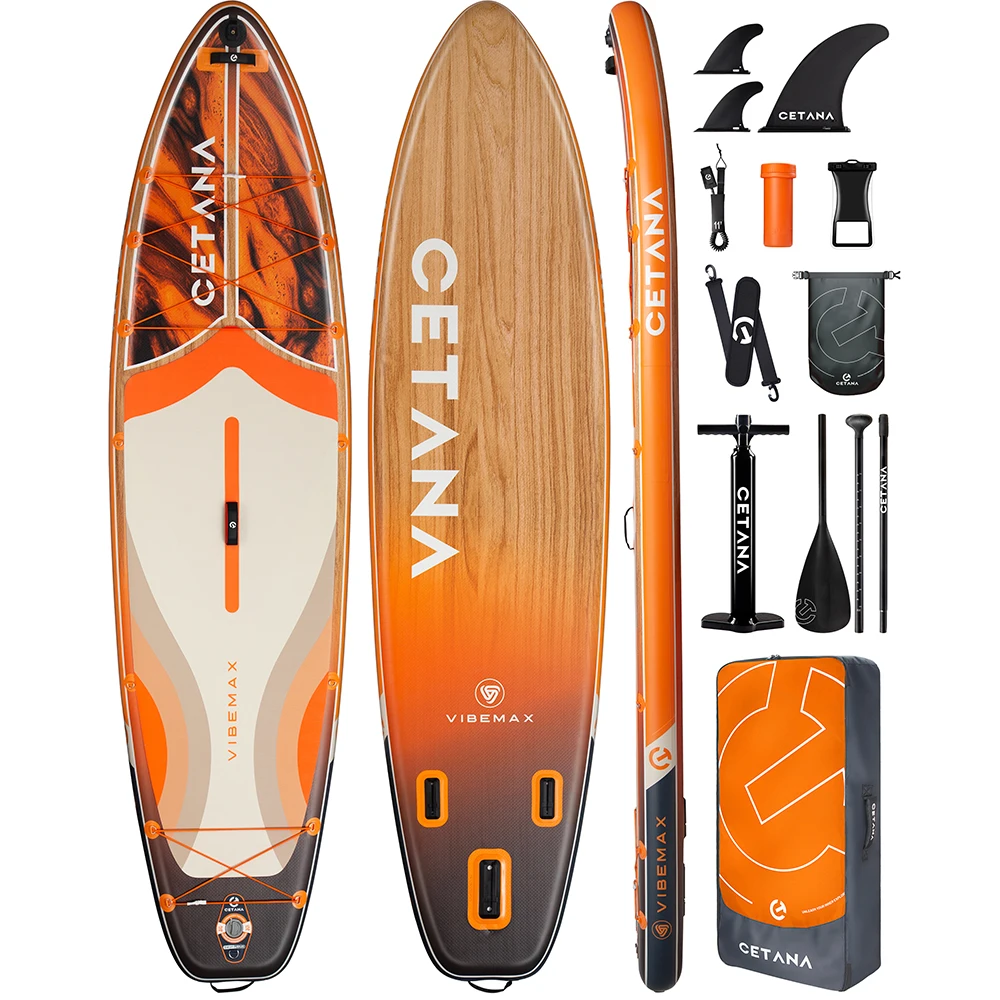 CETANA SUP Waterproof Inflatable Paddle Board 11'6'x35'x6