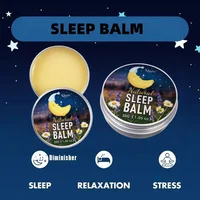 Crème de sommeil – Parfum hydratant profond et durable, romarin au lys et au chrysanthème, crème de nuit portable, adaptée pour 4