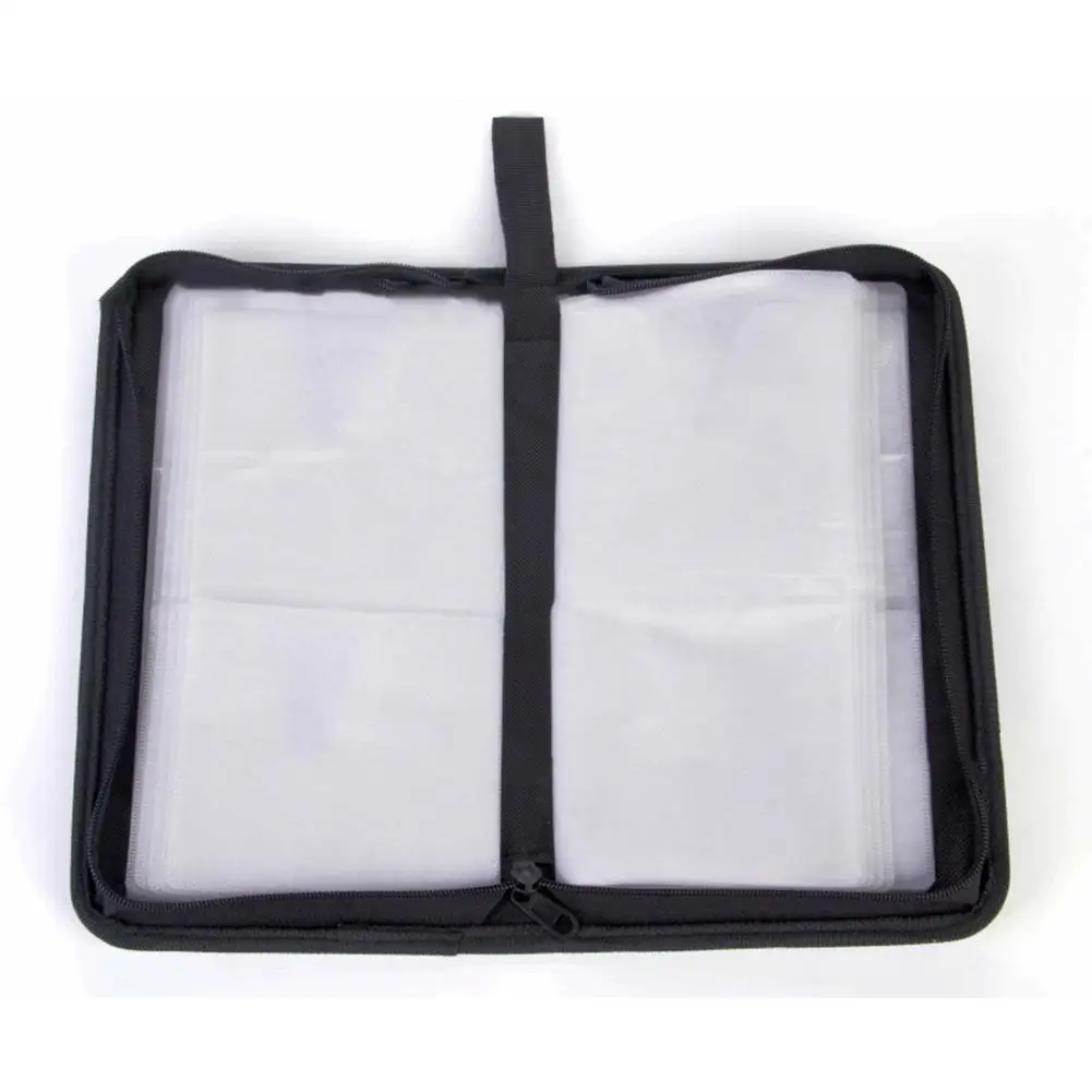 CD DVD Storage Bag 80-Sheets High-capacity Sleeves CD Holder Case Carry Box
