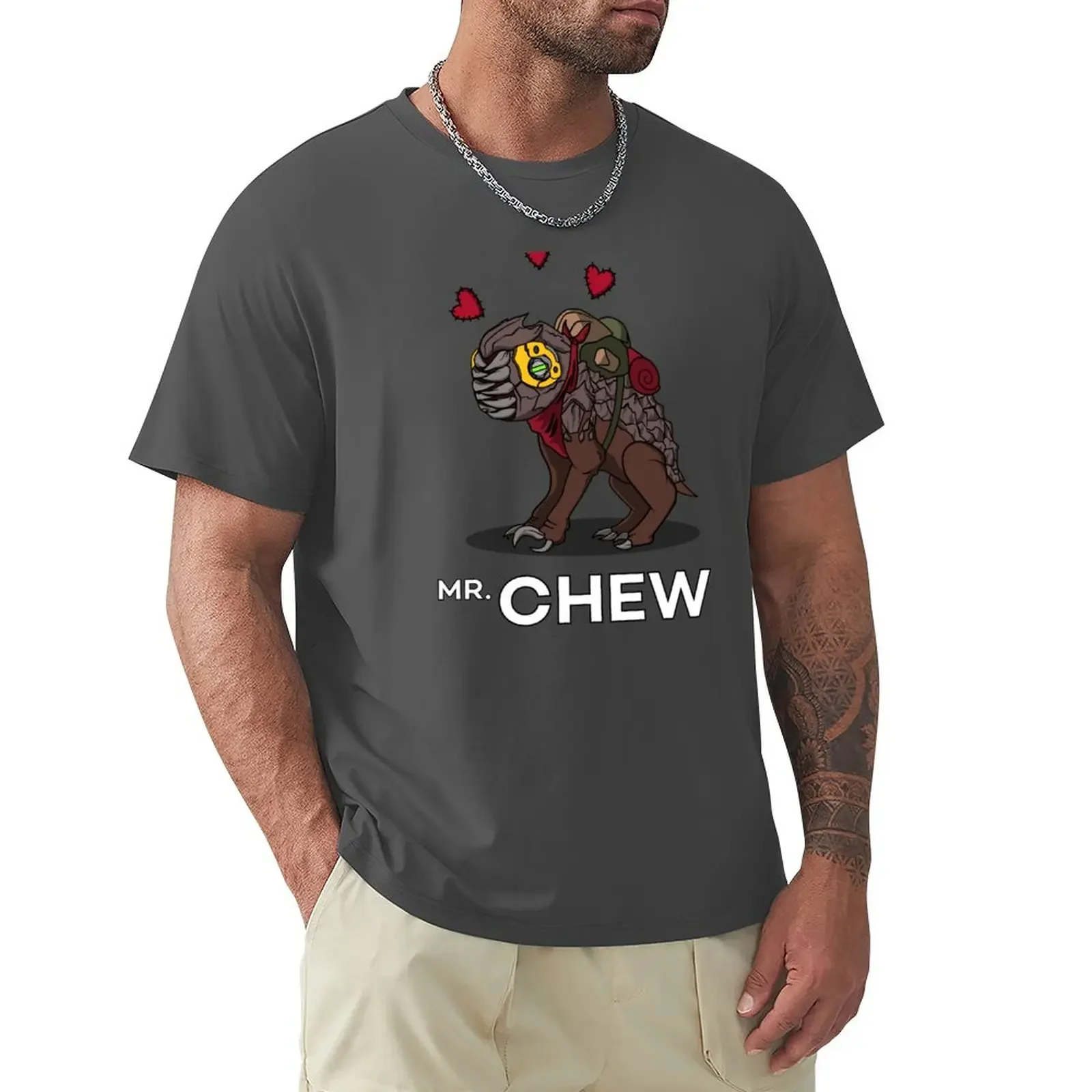 

Mr, Chew T-Shirt Short sleeve tee animal prinfor boys mens graphic t-shirts hip hop