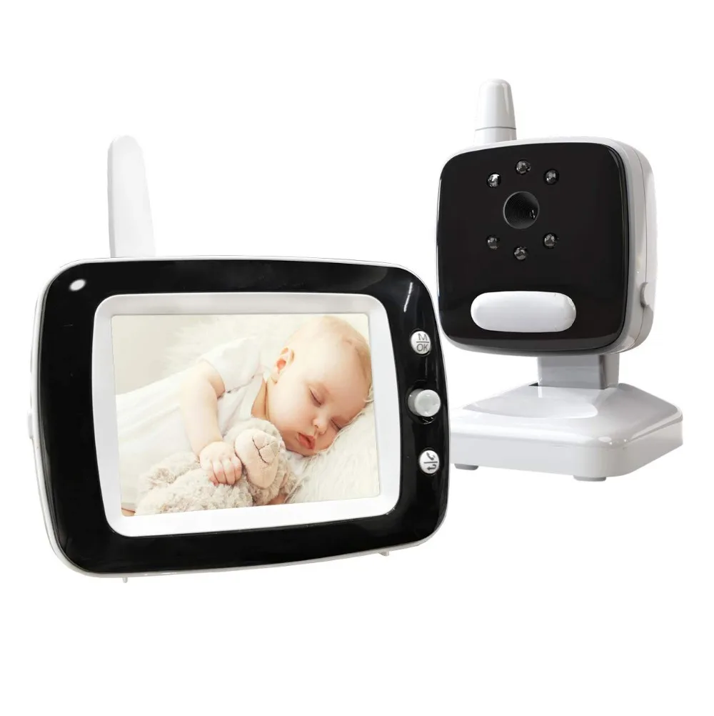 Description Picture 3 of item3.5" LCD Screen Digital Video Baby Monitor 2 Way Talk Security Wireless Baby Camera Night Vision Electronic Babysitter