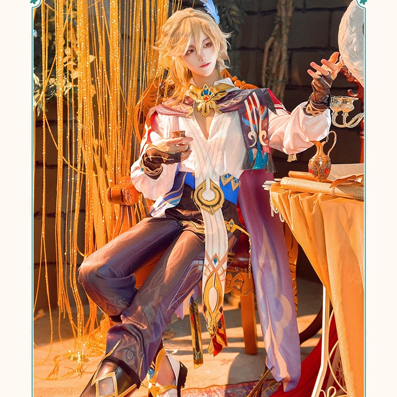 

Комплект костюмов для косплея ViVi-Cos Game Genshin Impact Kaveh, накидка, Великолепная красивая форма Kaveh, ролевая игра на Хэллоуин, карнавал, раньше