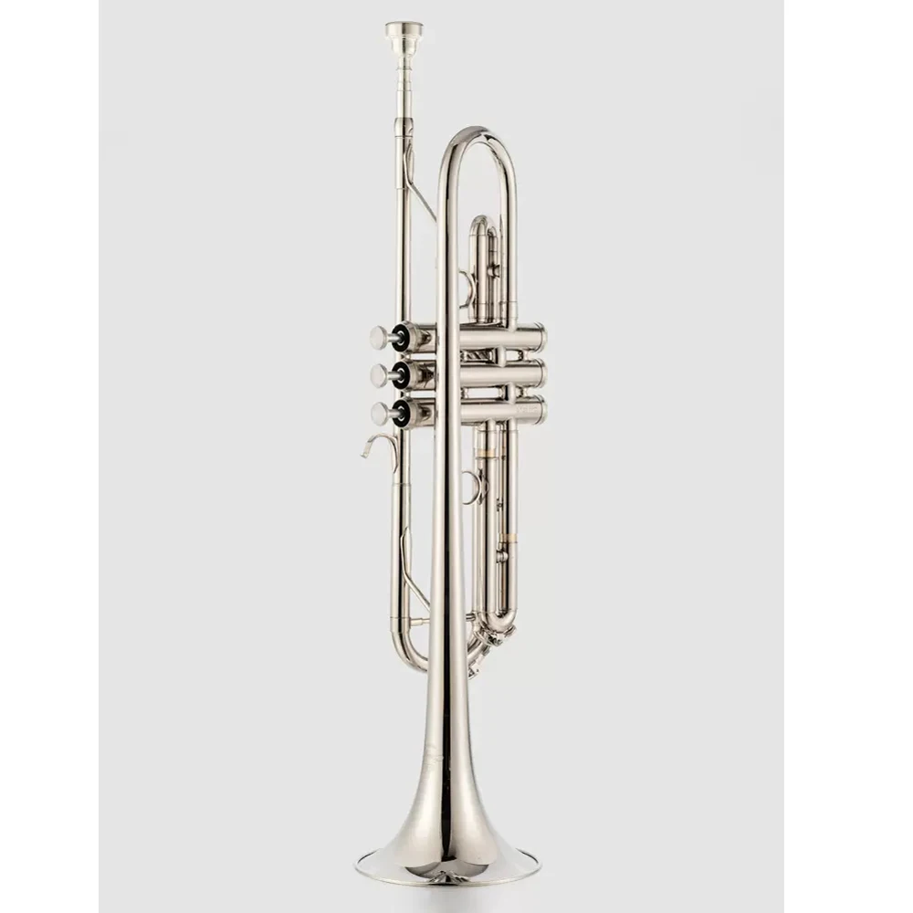Jazzor Trumpet Beginner To Play Adult Wind Instrument Brass Lacquer Gold Drop B Trumpet JZTR-300