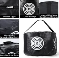 Golf Impact Power Smash Bag Hitting Bags Swing Training Aid impact Trainer bag Golfs swing Practice smash Hit Strike bags, Black 2