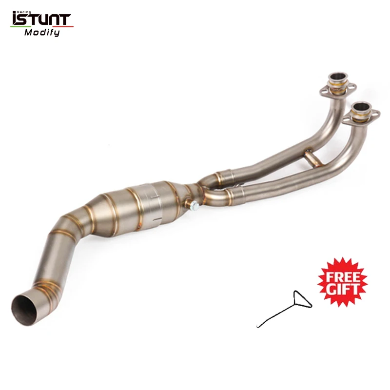 Motorcycle Exhaust Motocross Espace Moto Full System Front Link Pipe 50.8mm For T-MAX Tmax 500 530 T-MAX 530 Exhaust 2008-2022 - Image 6