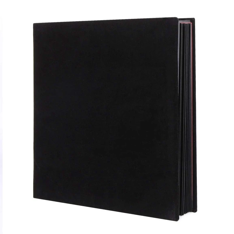 

ABSF Photo Album Scrapbook Velvet Cover Thick Pages With Protective Film Save Images Permanently,Memory Book,Best Gift Choice