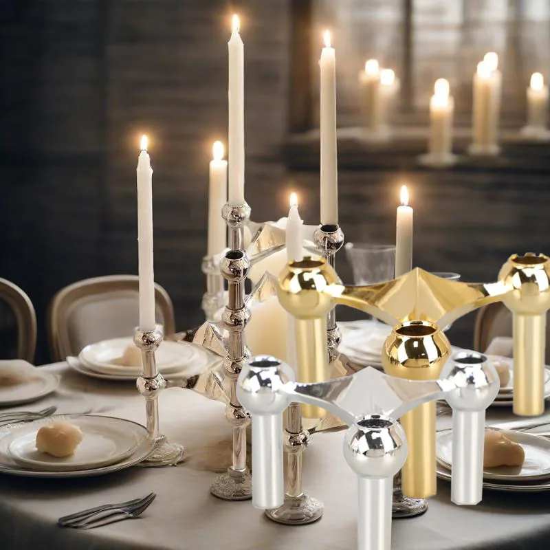 Alloy Candle Stand for Home Living Room Decoration