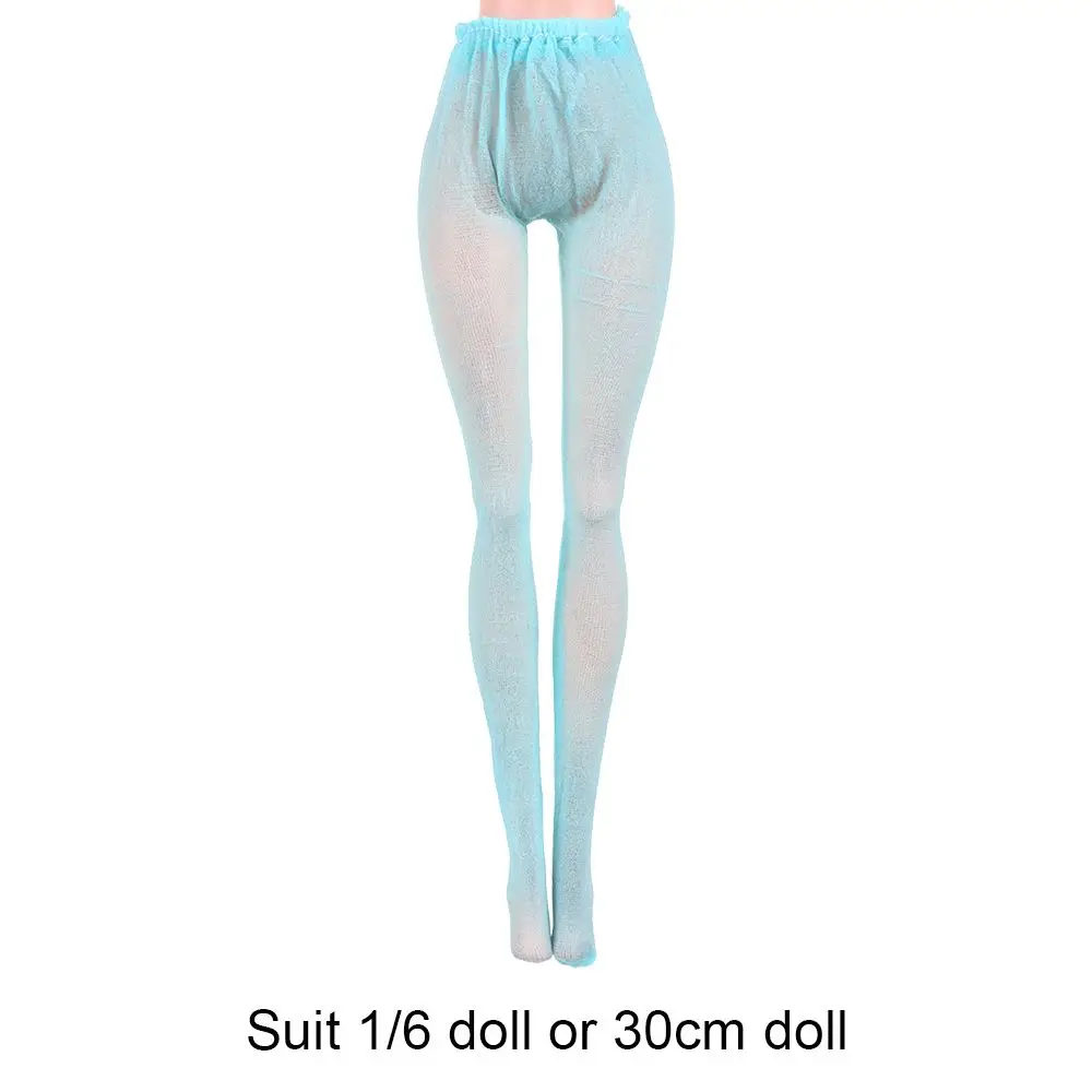 Compre 1/6 bonecas acessórios alta elástica meia-calça para boneca barbie  roupas artesanais malha meia bottoms calças legging