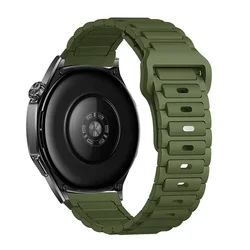 Versatile Silicone Watch Band - 18mm, 20mm, & 22mm Strap Sizes - 22mm watch band (14 Spruce Green)