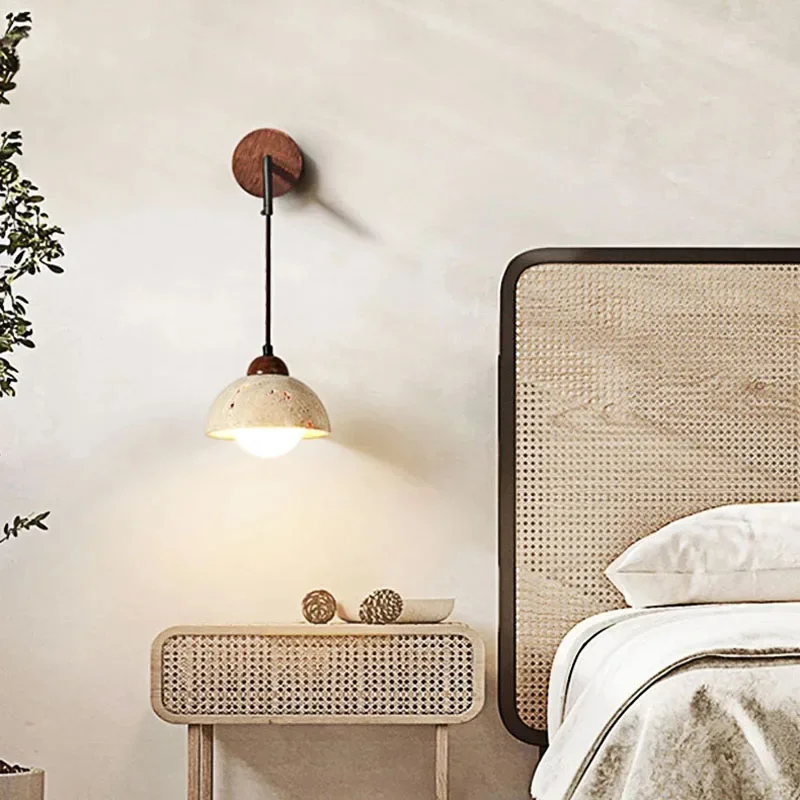 Wabi Sabi Stone LED Wall Lamp 2