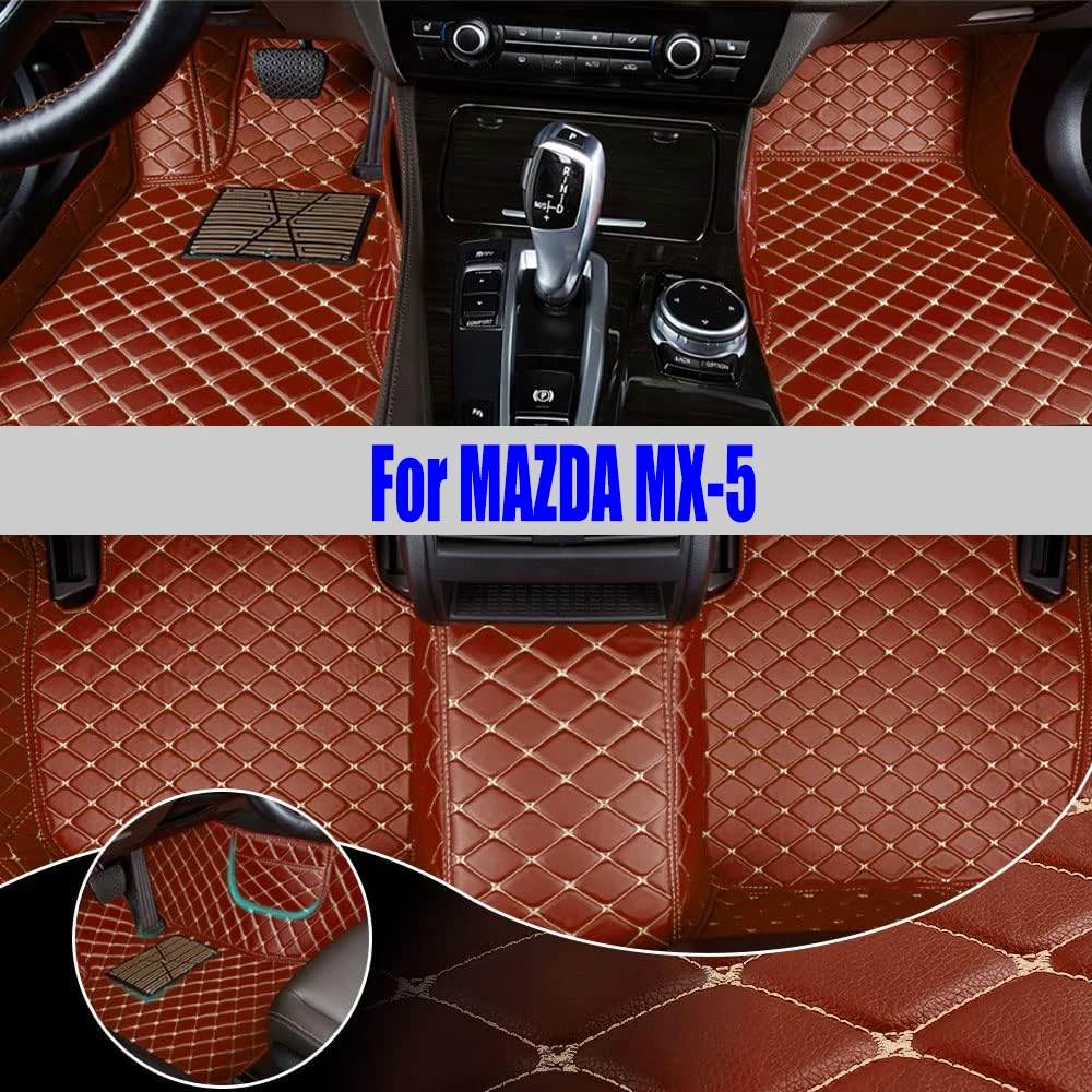

Автомобильный напольный коврик для MAZDA MX-5 2009-2015, обновленная версия, аксессуары для ног, ковры