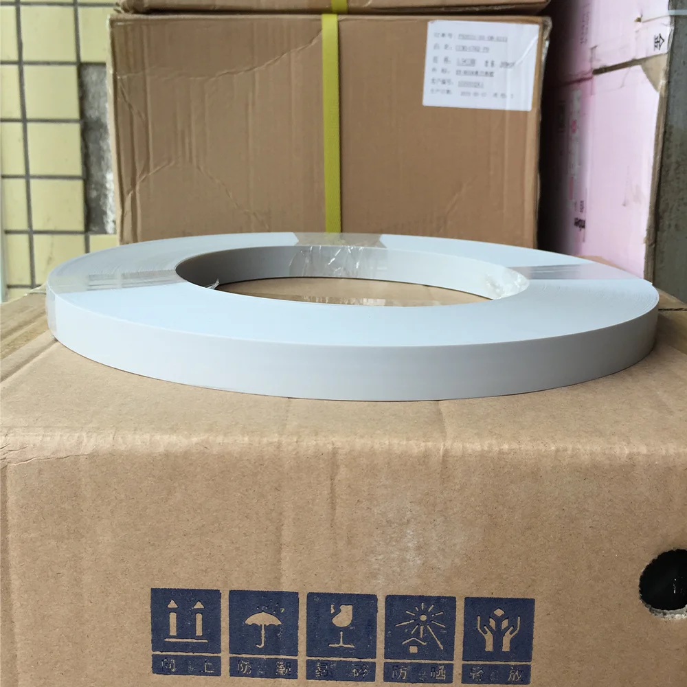 Custom PVC Edge Banding Edgeband 100M x20MM x 0.6MM For Furniture Kitchen Wardrobe Table Desk Board Machine Specific