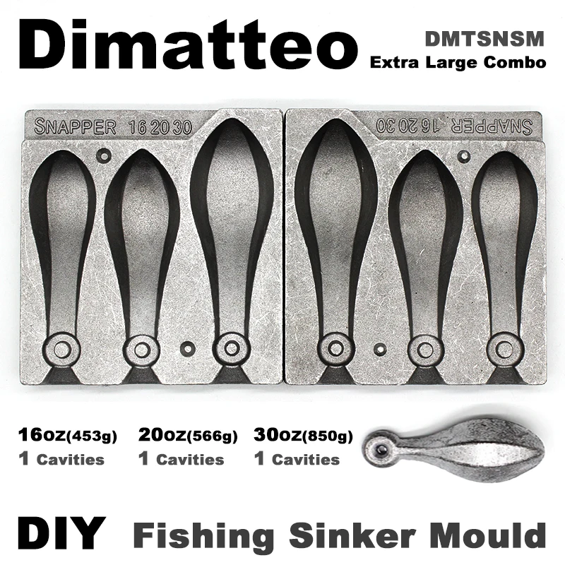 

Dimattec DIY рыболовная грузила, грузила DMTSNSM/очень большой комбинированный грузила 453 г 566 г 850 г 3 полости