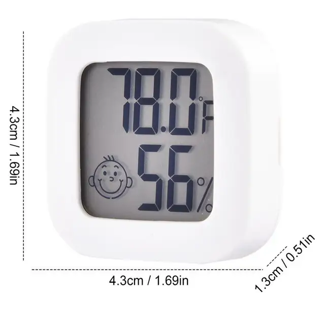 Beltéri Digitális Vezeték Nélküli Hőmérő Lcd Folyadékkristály Kijelző Kültéri Irodai Szobához És Babateremben - Image 6