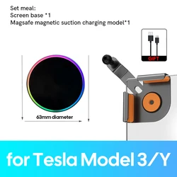 15W Magnetic Wireless Car Phone Charger and Mount (Wireless Charging)