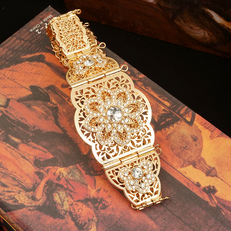 Moroccan Chic Caftan Belt Gold Color Red Green Stone Algeria Wedding Dress Kaftan Abaya Arab Waist Chain Belt Jewelry bridal waistband,bridal dress decoration