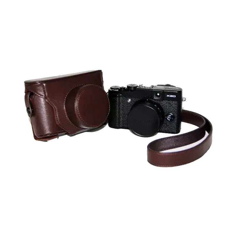 PU  Leather Camera Hard Case Bag Cover For Fujifilm Fuji X10 X20 Finepix Protective Bag Case