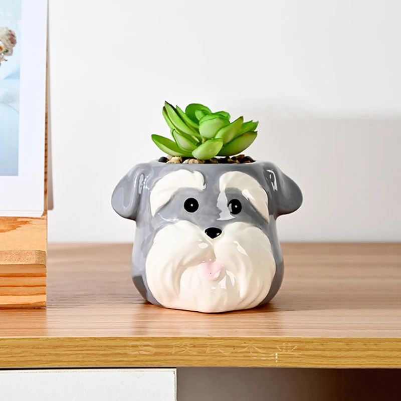 1 Pezzo Vaso Fioriera Succulenta In Resina A Forma Di Animale Carino