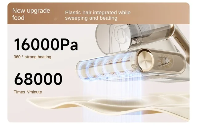 Dreame D20Pro in Addition To Mites, Green Light Shows Dust, High Suction, Maternal and Infant Mite Removal Artifact 6