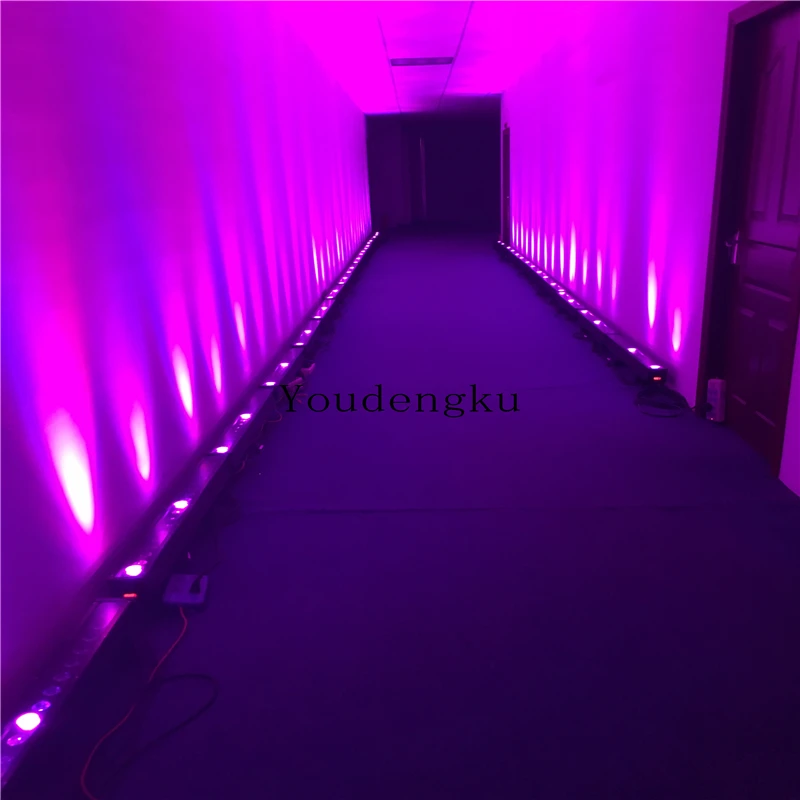 6 pieces  individually control Waterproof 18x18w rgbwa uv dmx wall washer led ig